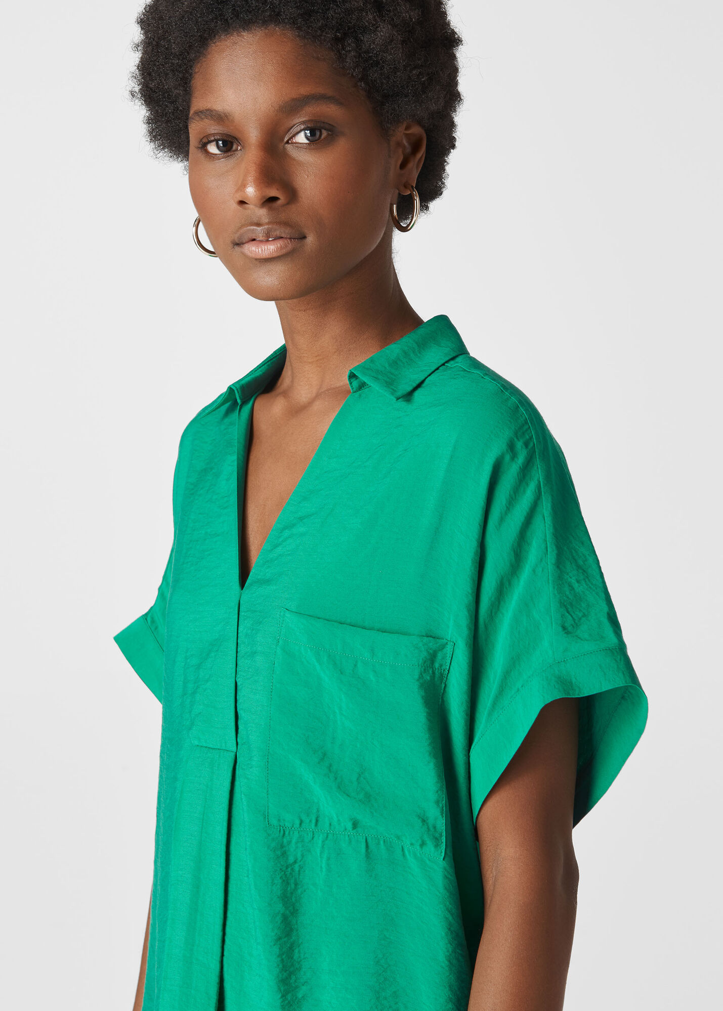 Green Lea Shirt WHISTLES