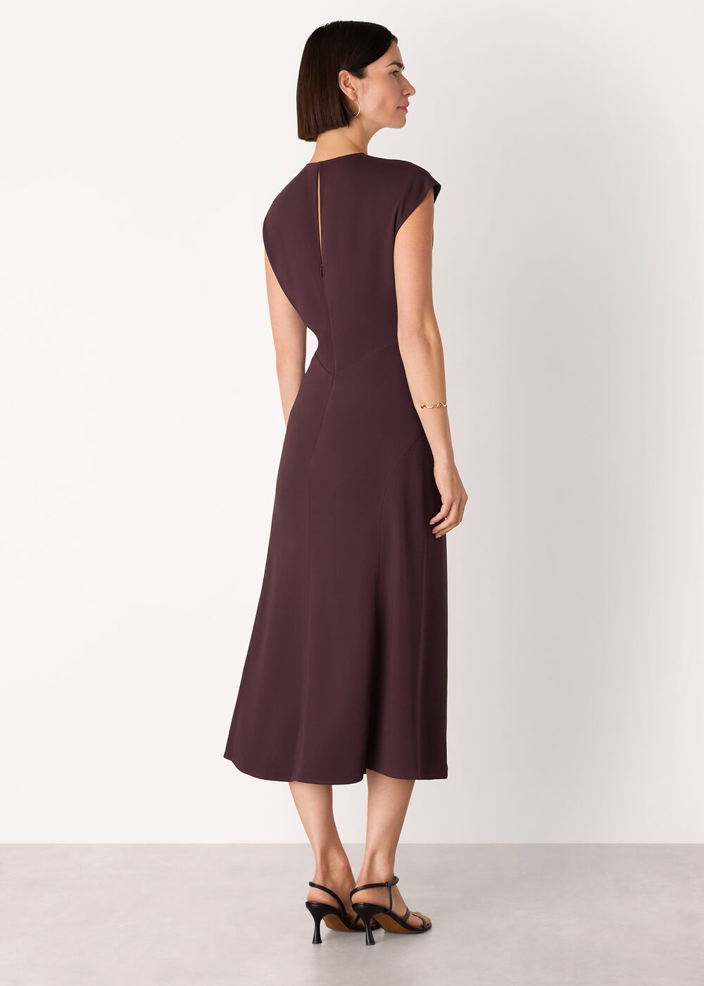 Gathered Midi Dress