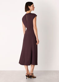 Gathered Midi Dress