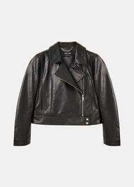 Clean Zip Leather Jacket