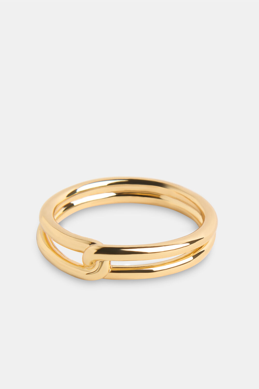Gold Link Detail Ring