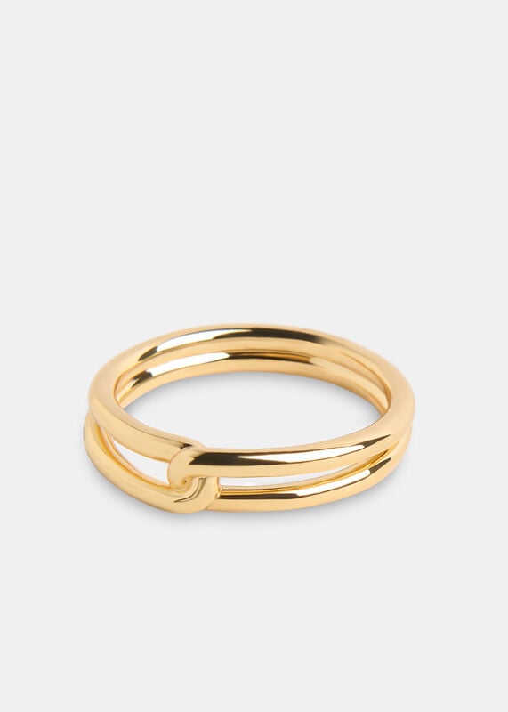 Gold Link Detail Ring