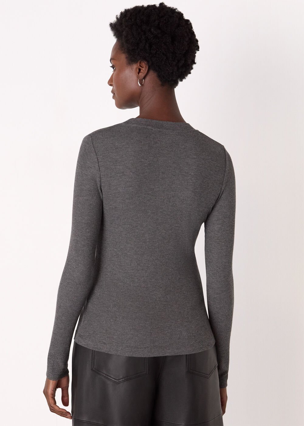 Essential Ribbed Crew