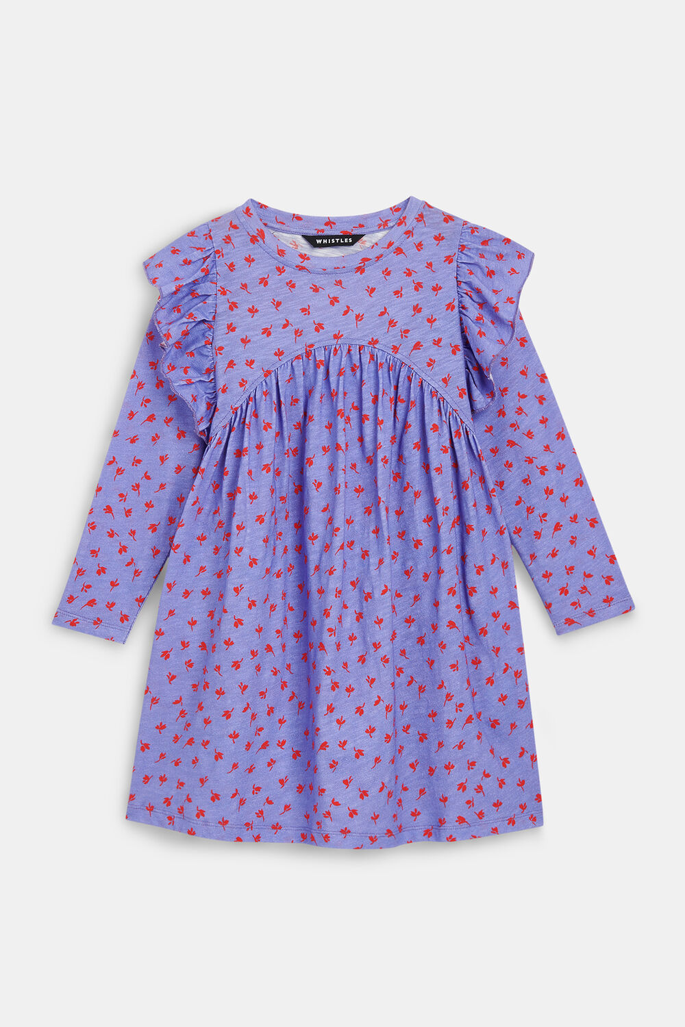 Purple Scattered Petals Dress
