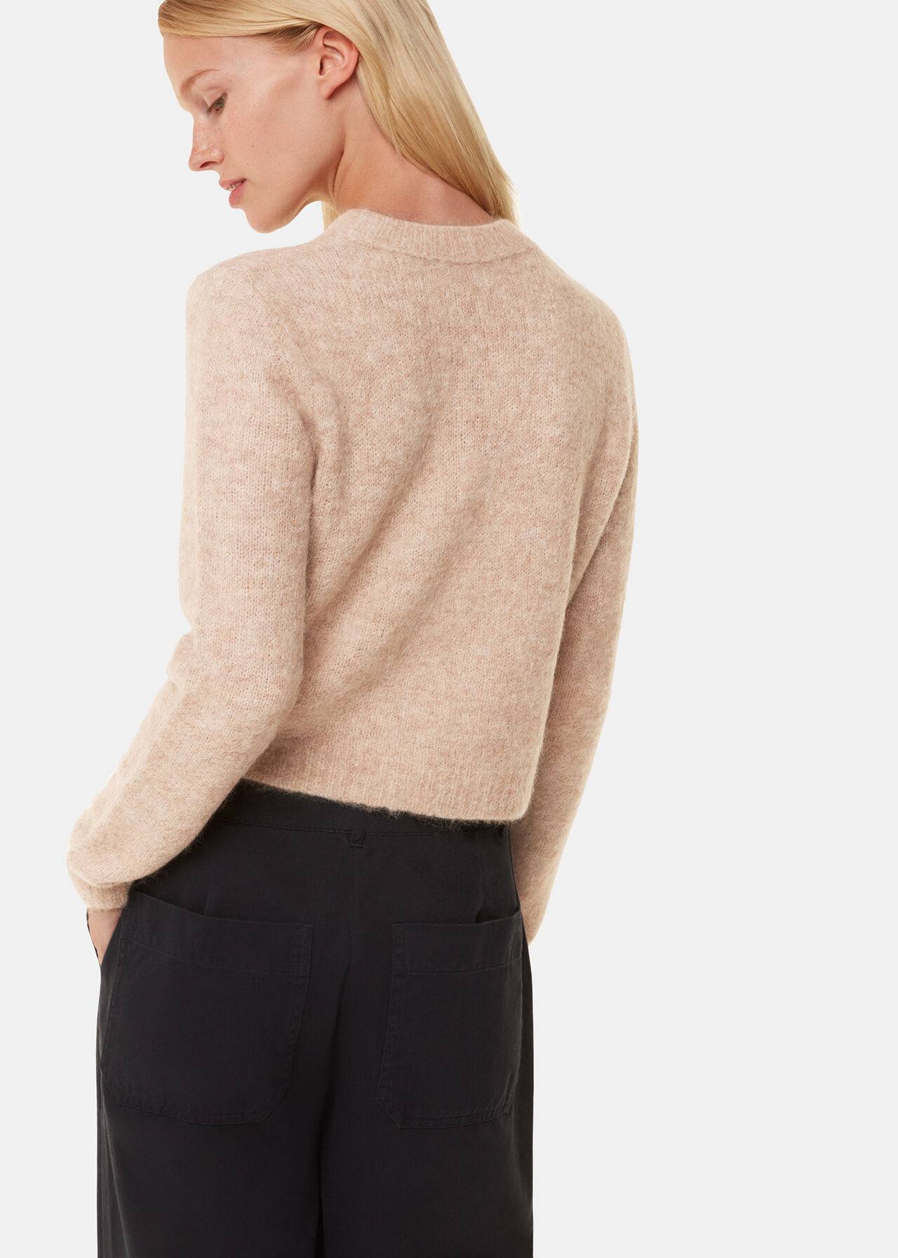 Alpaca Mix Fluffy Knit