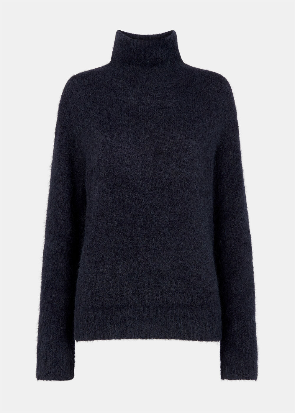 Alpaca Blend Funnel Knit