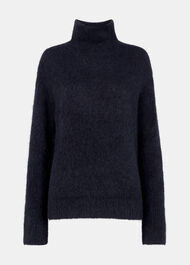 Alpaca Blend Funnel Knit