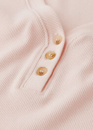 Paiton Ribbed Button Front Top