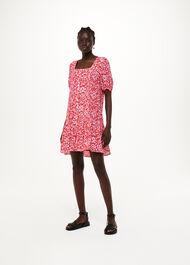 Blurred Strokes Flippy Dress