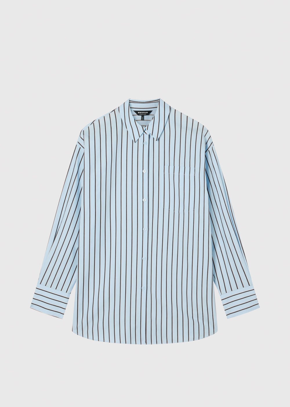 Cotton Poplin Stripe Shirt