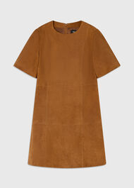 Suede Boxy Mini Dress