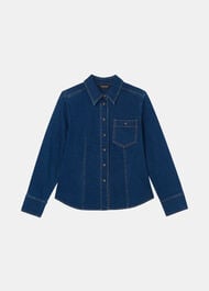 Stretch Cotton Collared Shirt