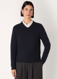 Wool V Neck Knit