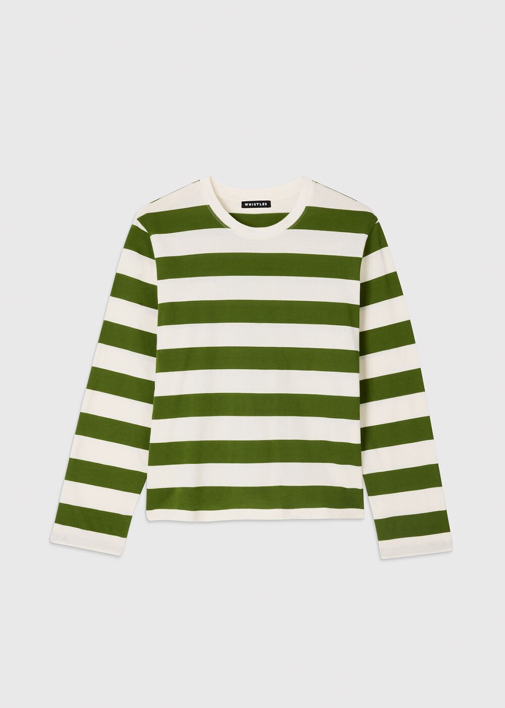 Relaxed Stripe Long Sleeve Tee