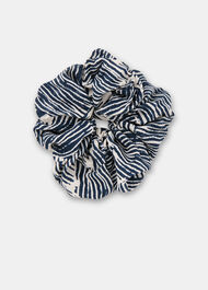 Hatch Squares Scrunchie