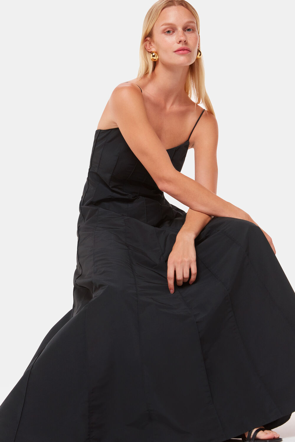 Laverne Taffeta Maxi Dress