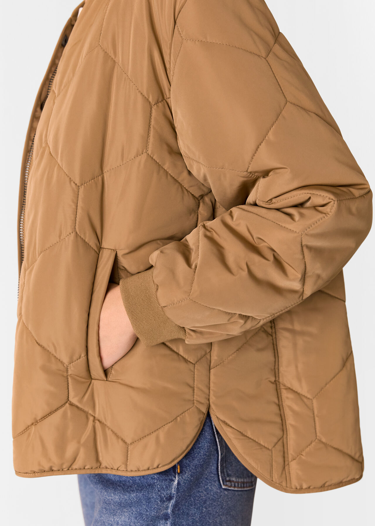 Ida Short Quilted Coat