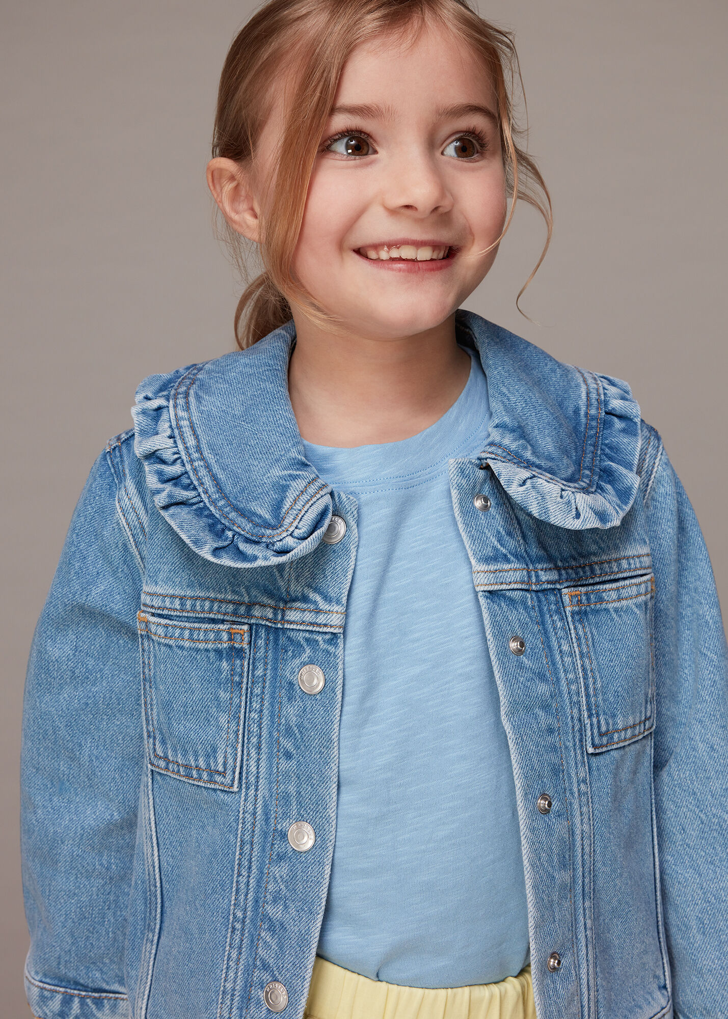 Little girls discount blue jean jacket