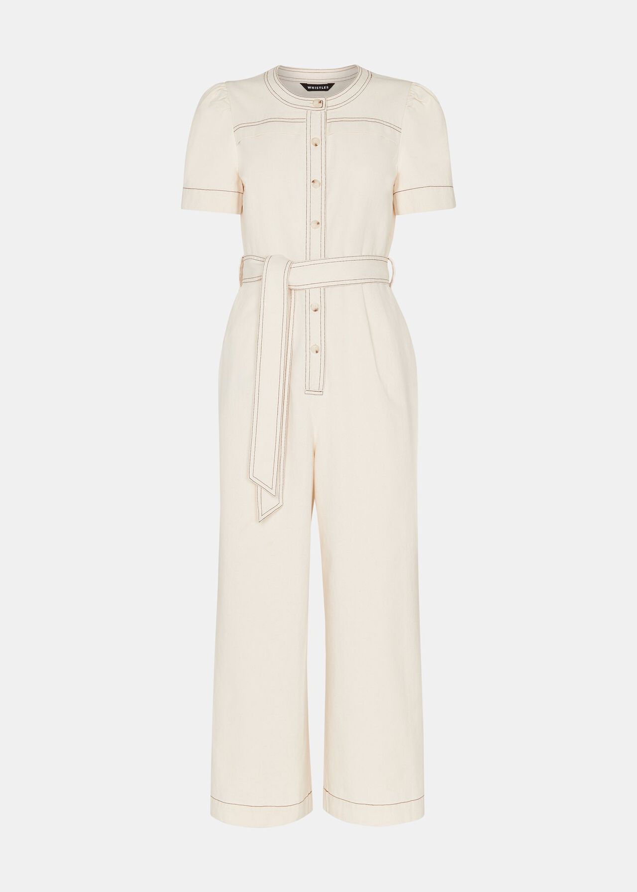 Petite Alana Denim Jumpsuit