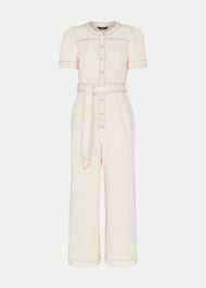 Petite Alana Denim Jumpsuit