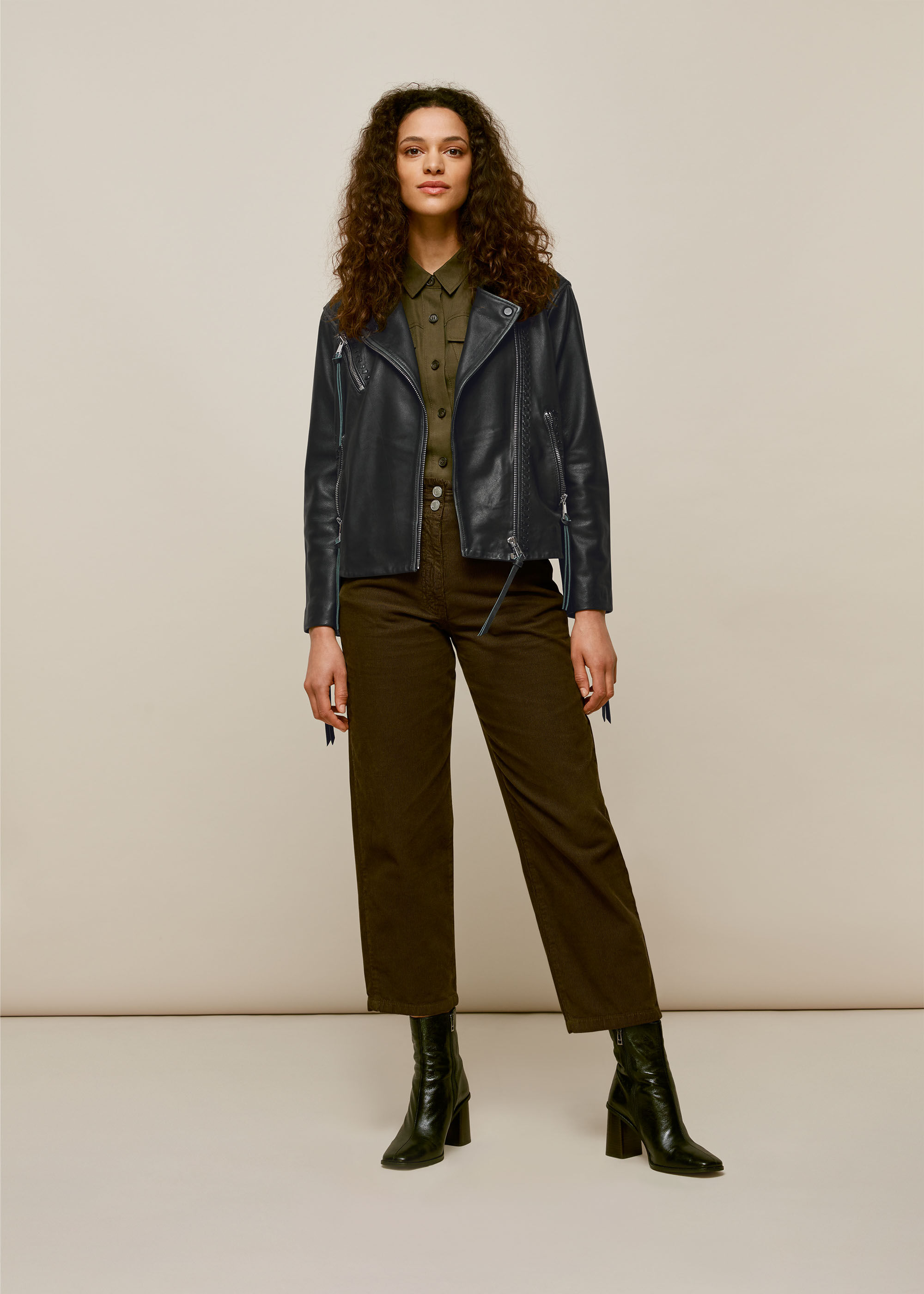 Whistles biker outlet jacket