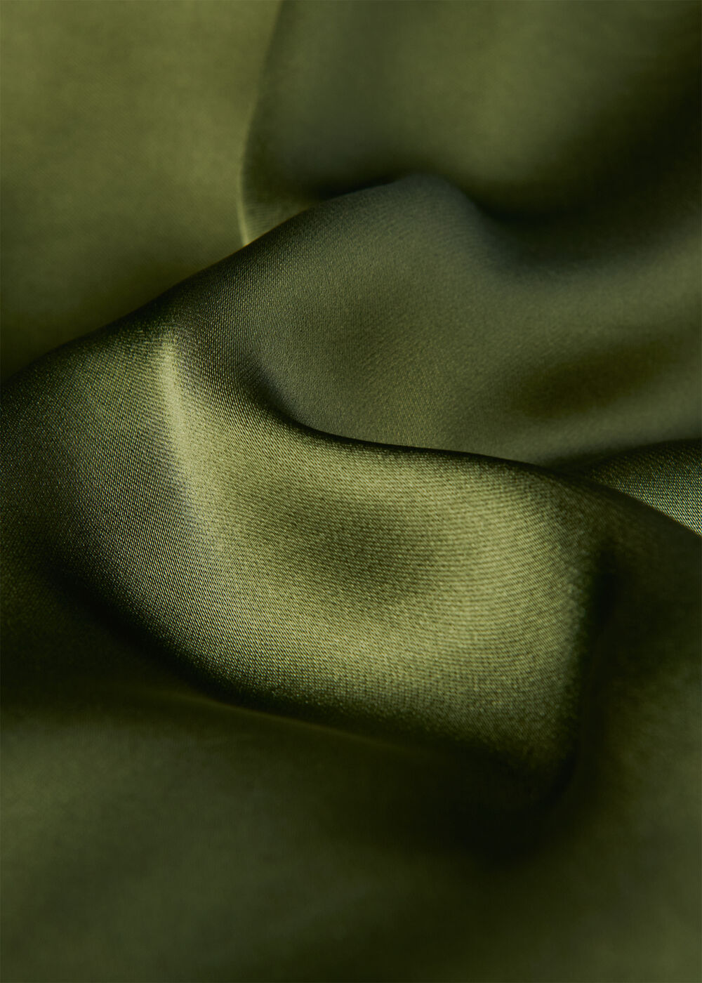 Cape Satin Midi Dress