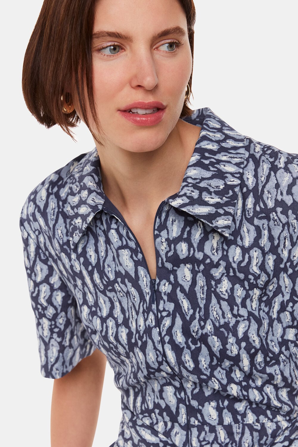 Leopard Linen Blend Jumpsuit