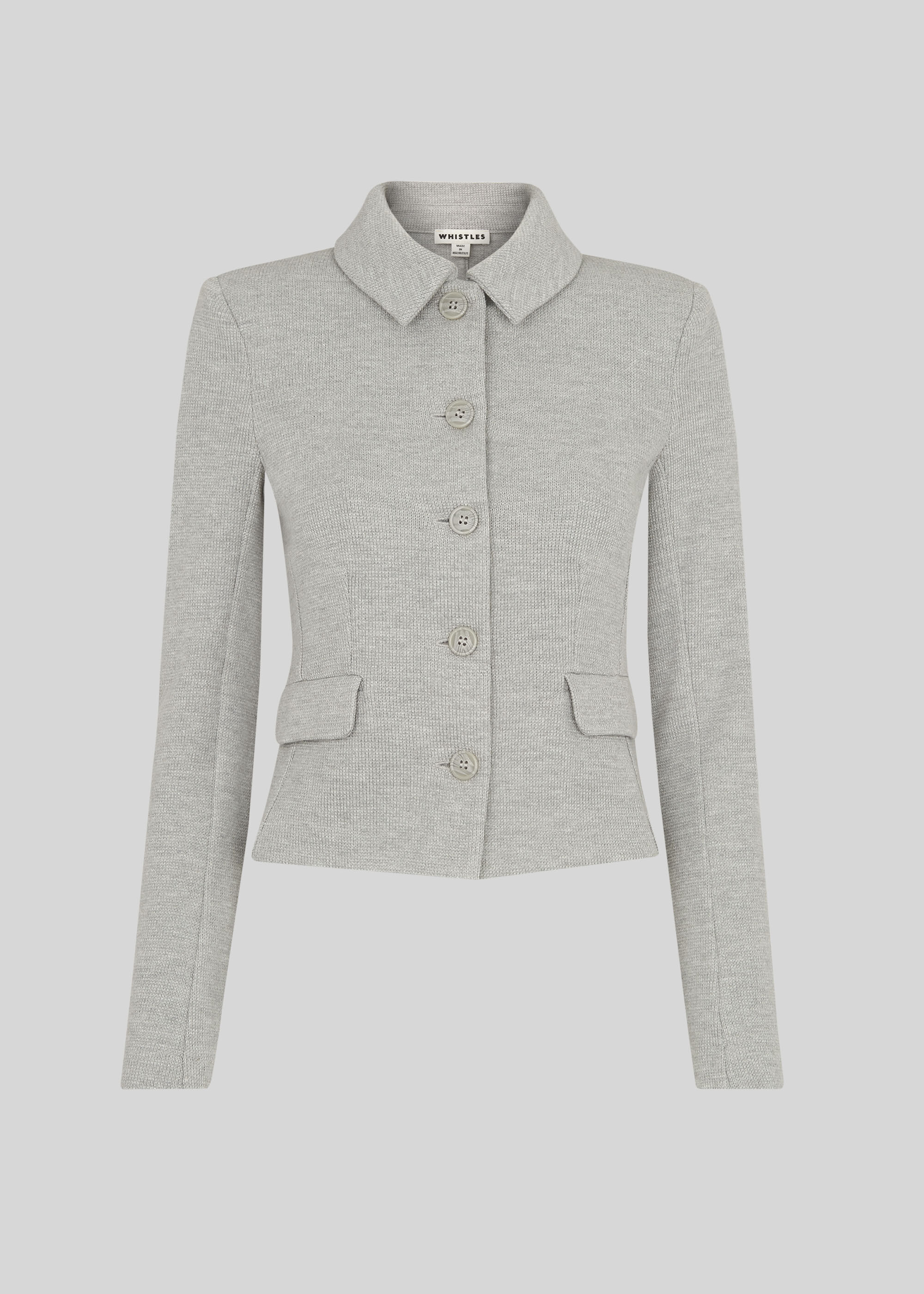 whistles grey jacket