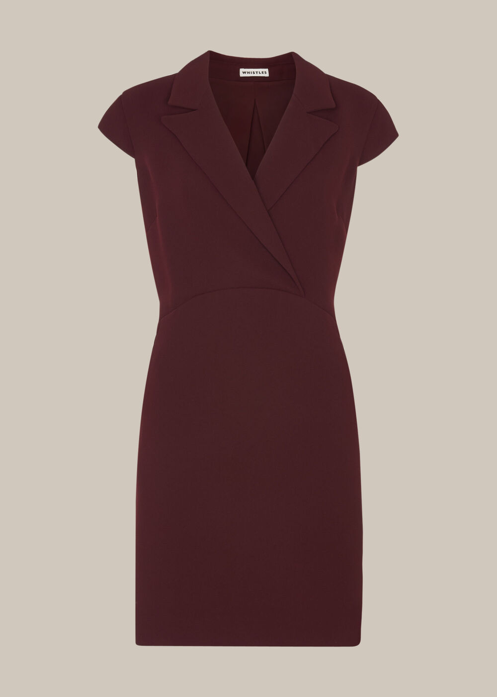 Tuxedo Crepe Dress