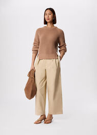 Lacing detail Crew Jumper