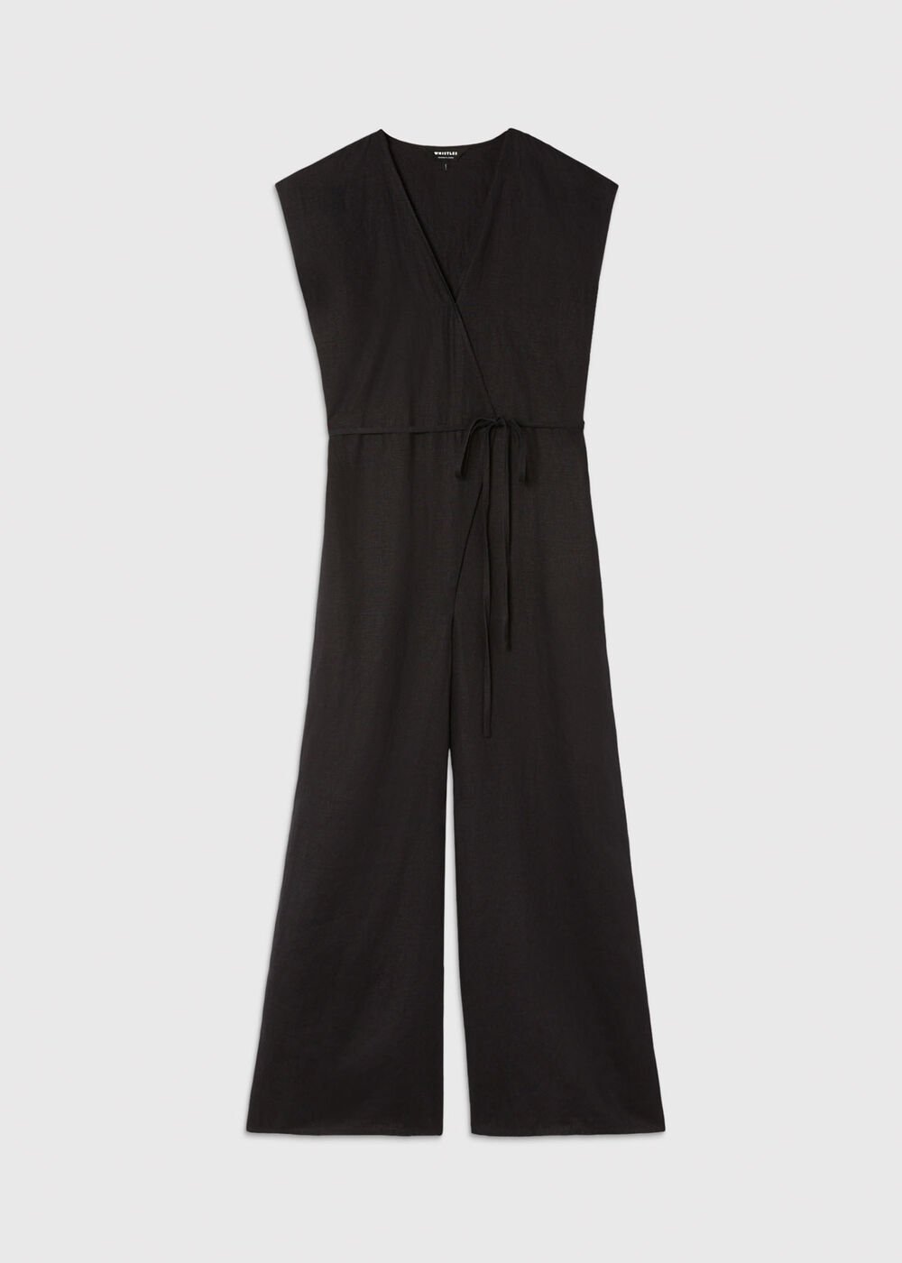 Linen Wrap Jumpsuit
