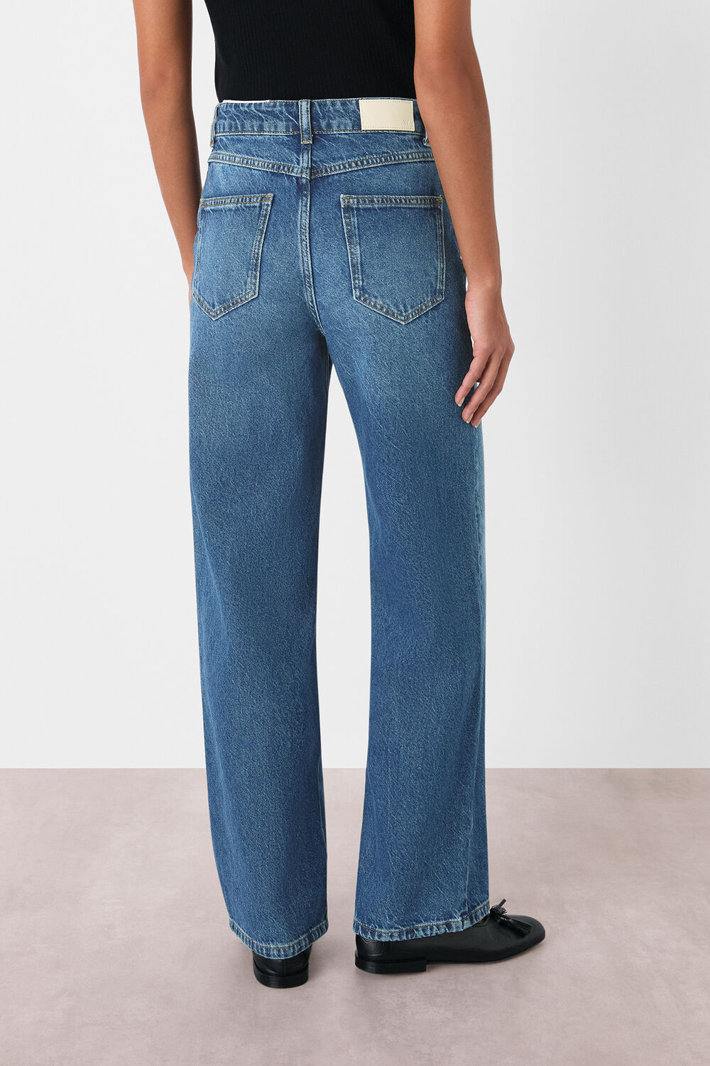 Denim Straight Full Length Jean