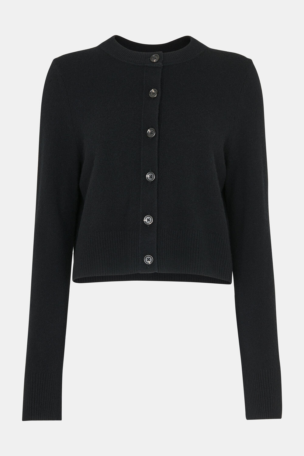 Wool Cropped Cardigan