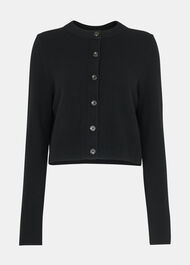 Wool Cropped Cardigan