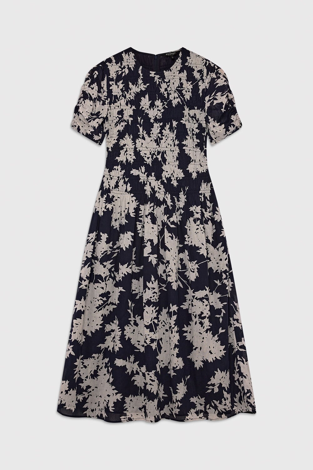 Navy Shadow Floral Avery Dress