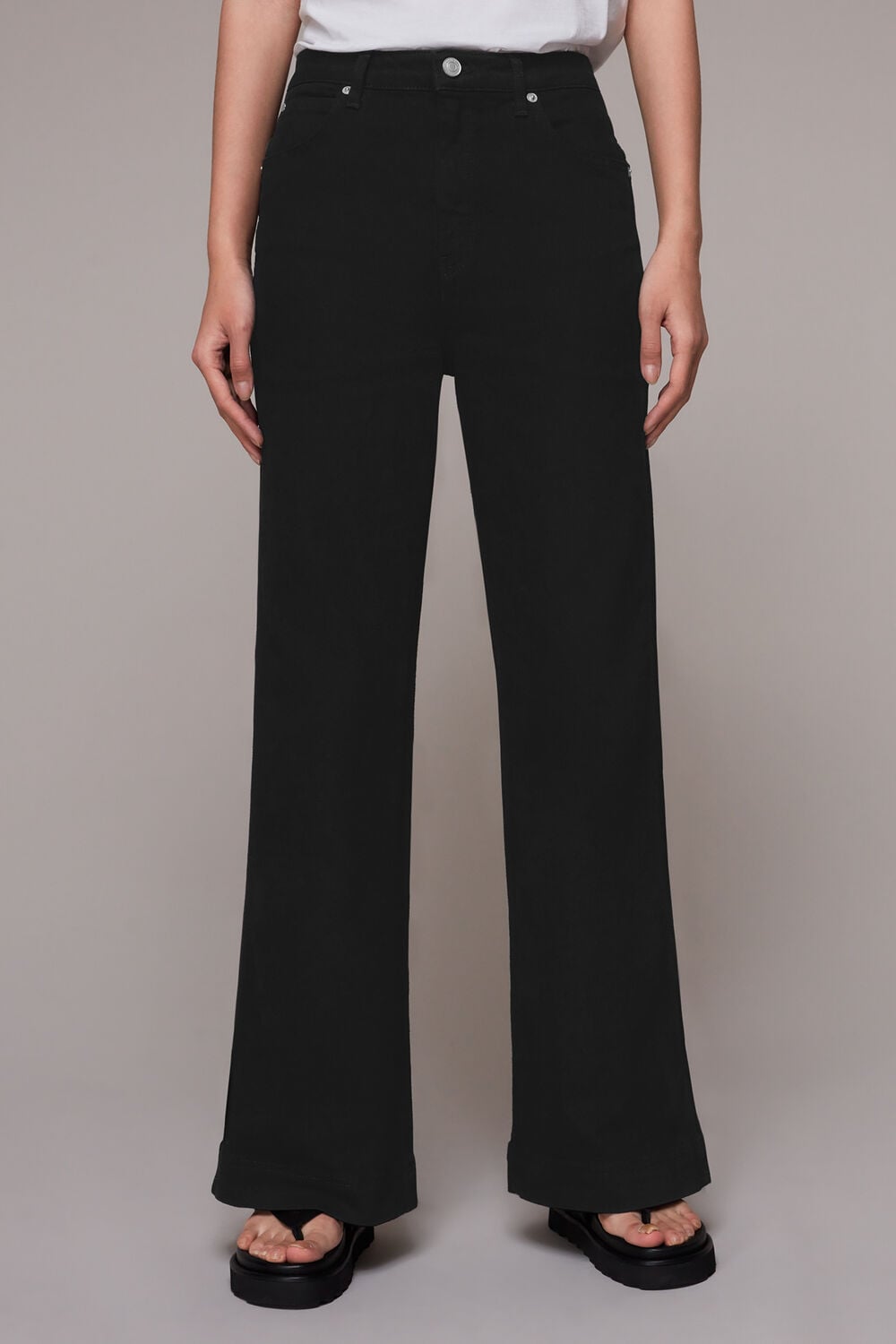 Black Lucy Stretch Flared Jean