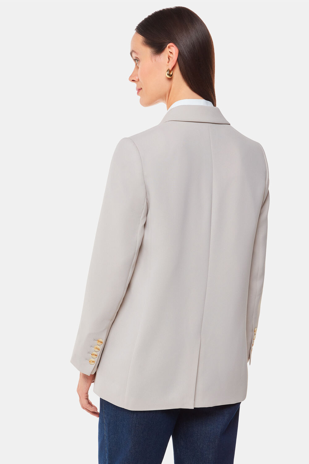 Crepe Boyfriend Blazer