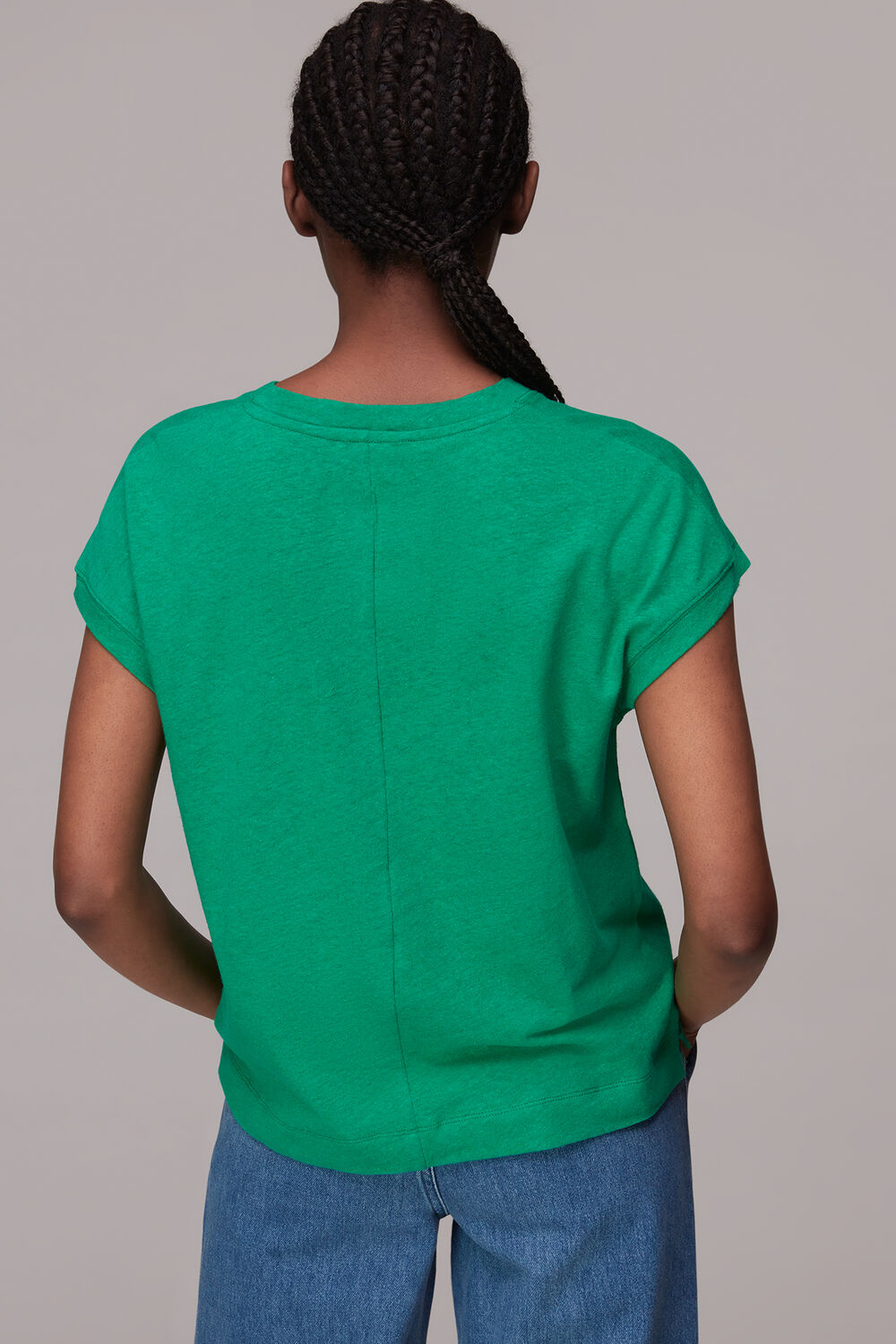 Ember Linen Mix Pocket Tee