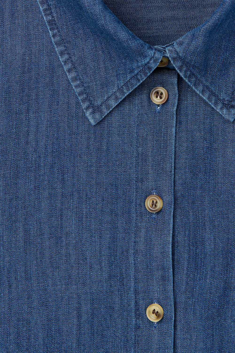 Denim Chambray Cotton Shirt