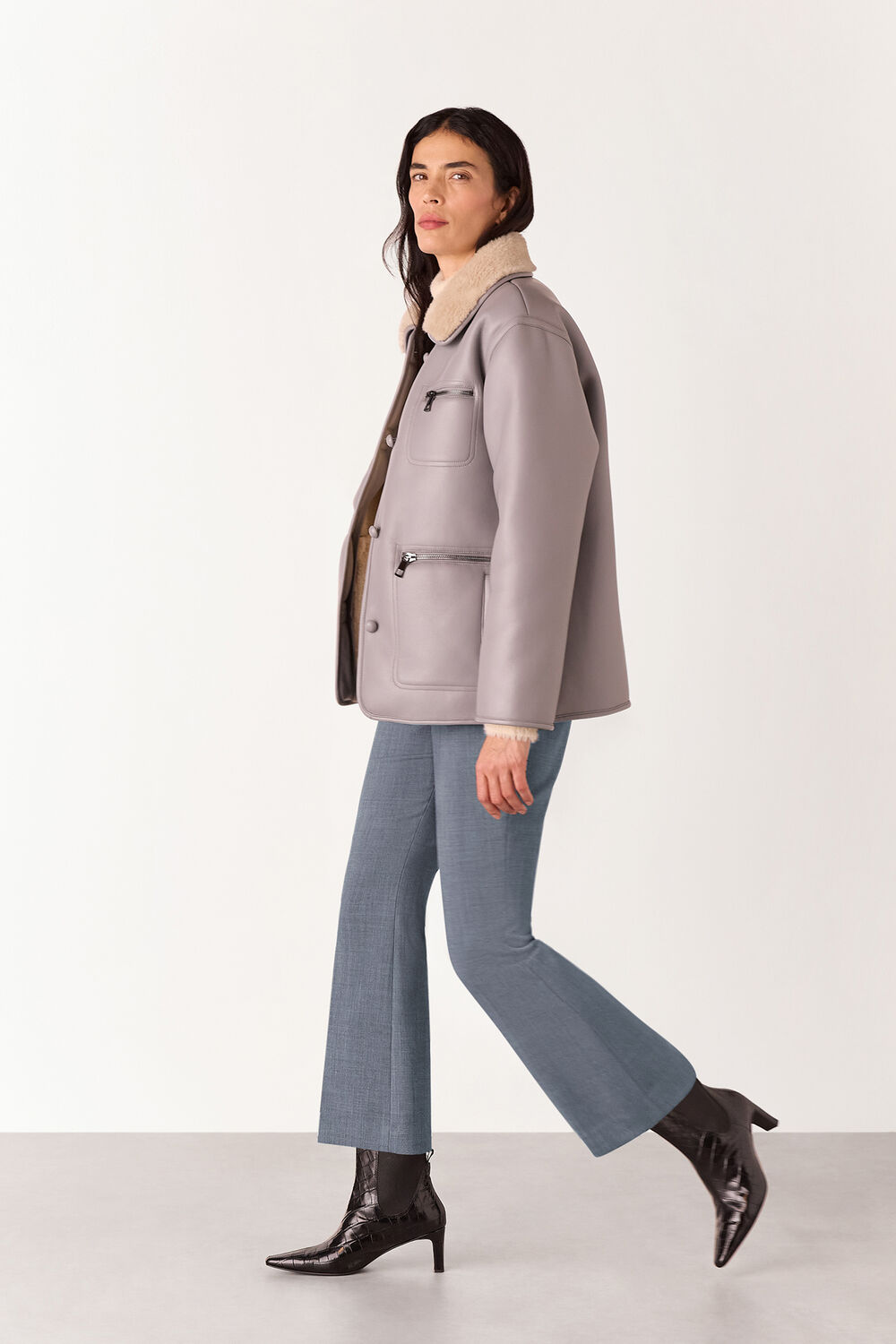 Grey Luisa Formal Pants&nbsp;