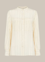Stripe Silk Shirt
