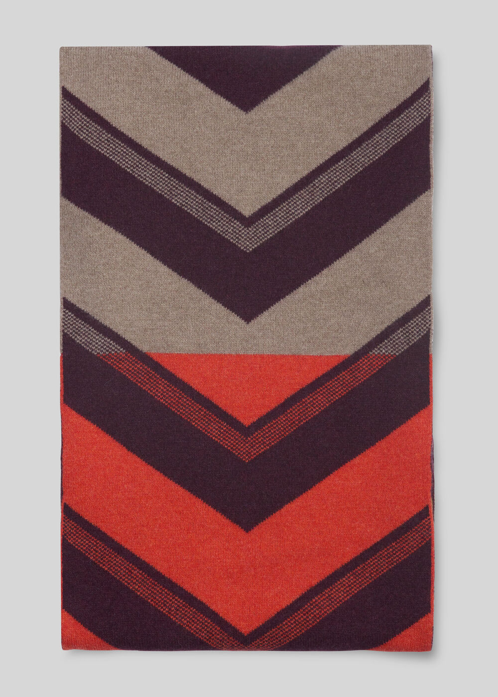 Green Thomas Chevron Scarf Multicolour