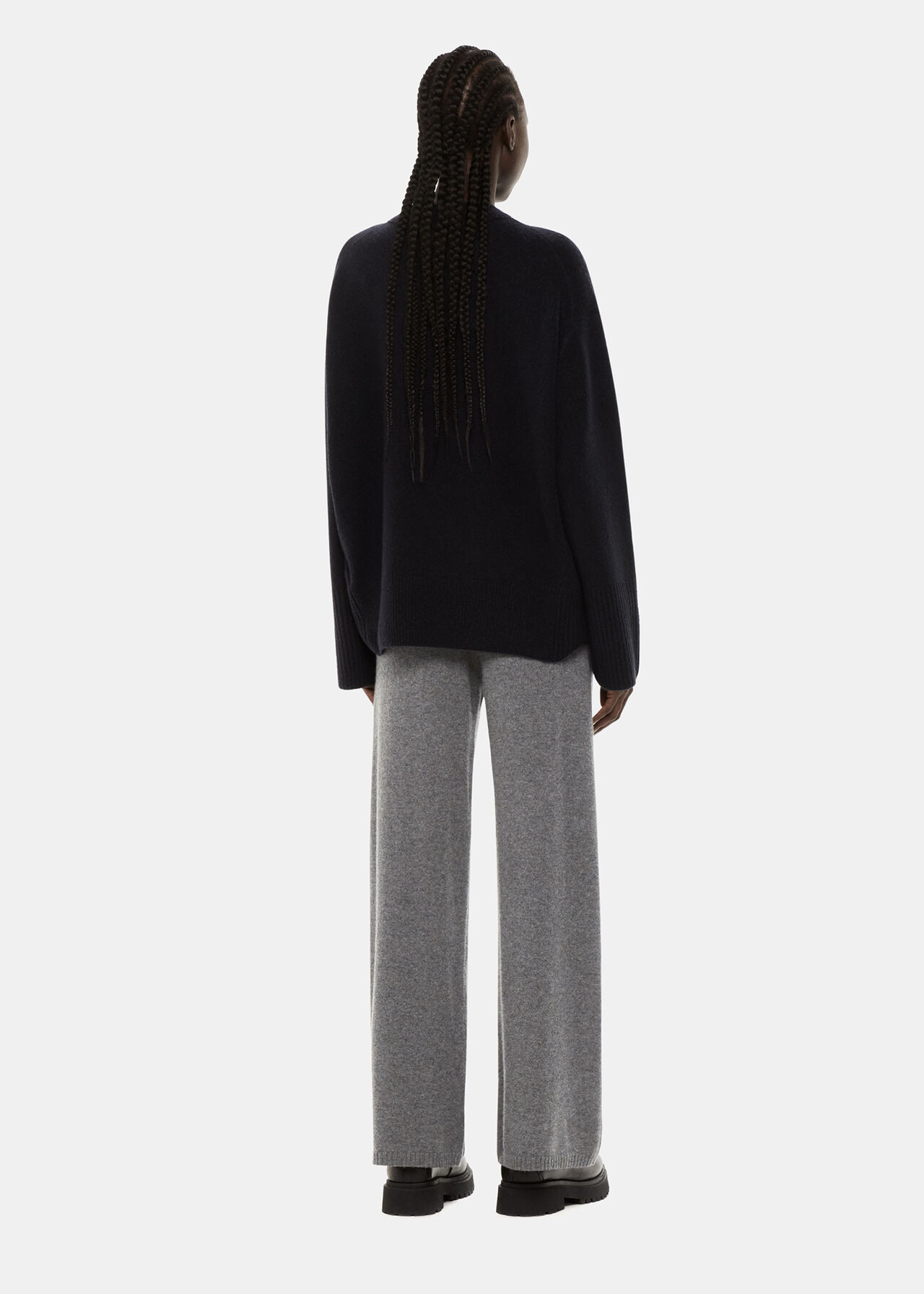 Cashmere Straight Leg Jogger
