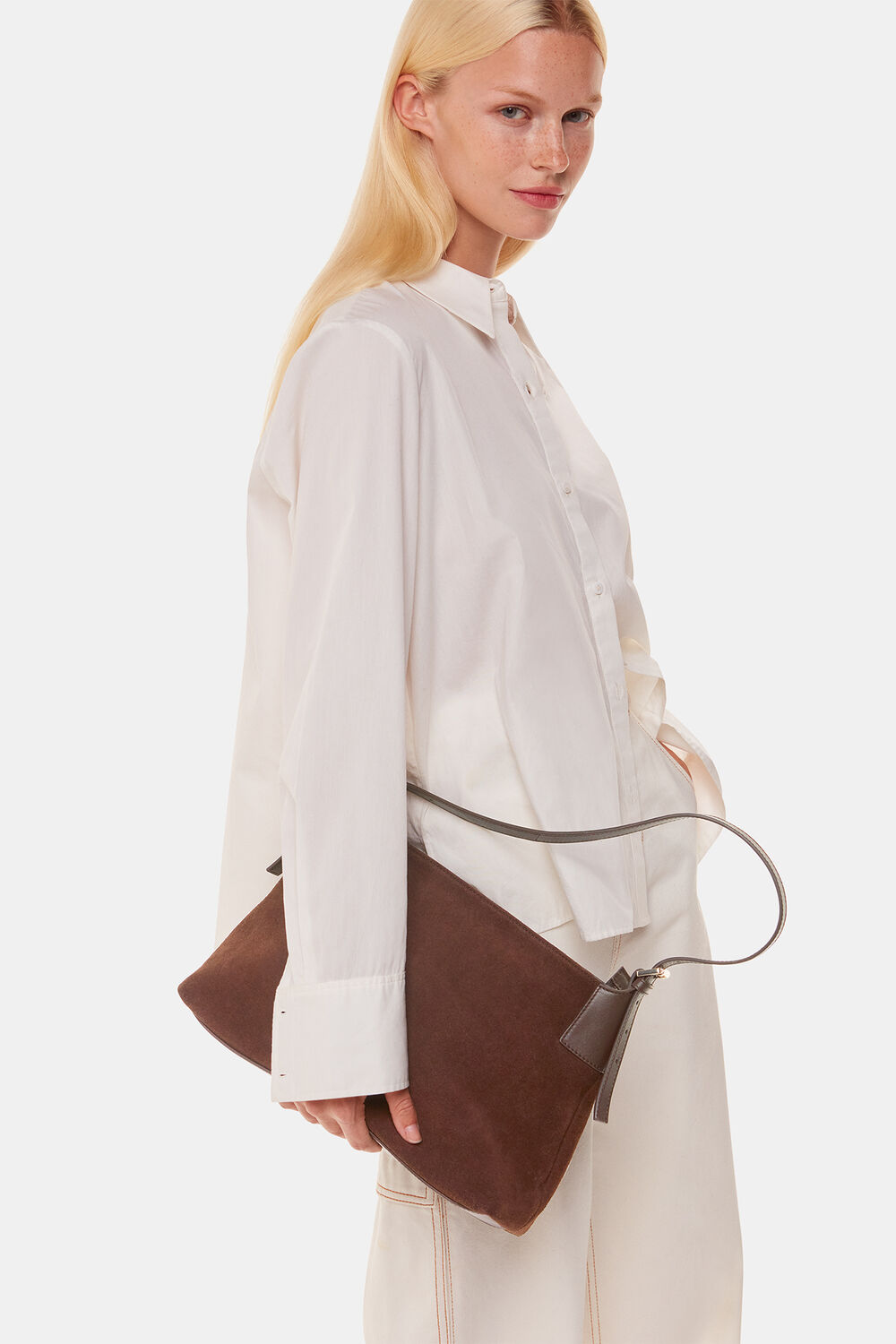 Paloma Suede Shoulder Bag
