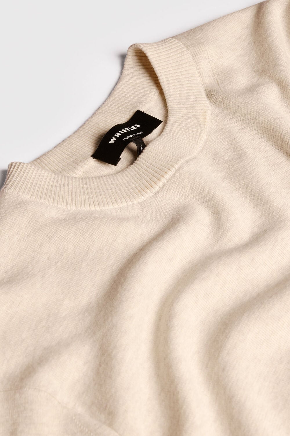 Oatmeal Fine Knit T-Shirt