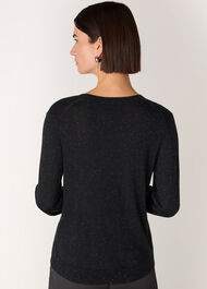 Annie Sparkle V Neck Knit