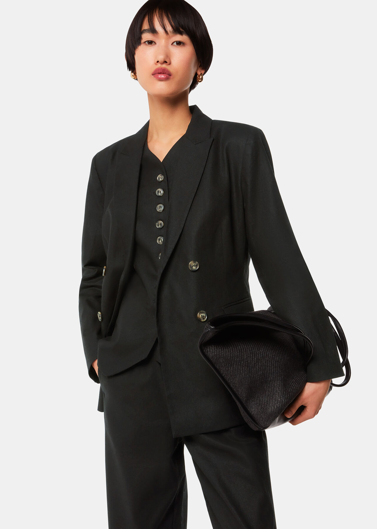 Lindsey Linen Blend Waistcoat