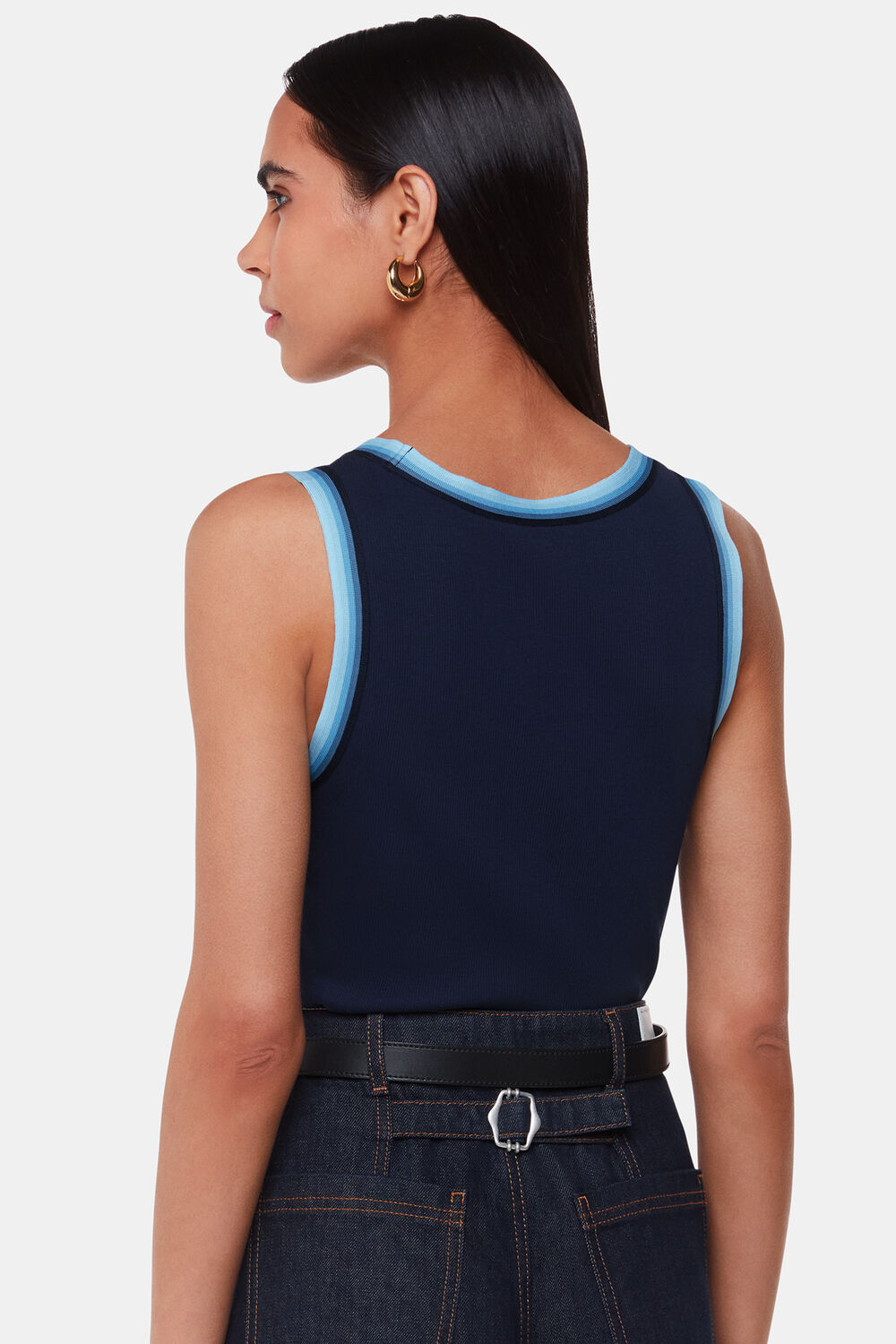 Stripe Detail Vest