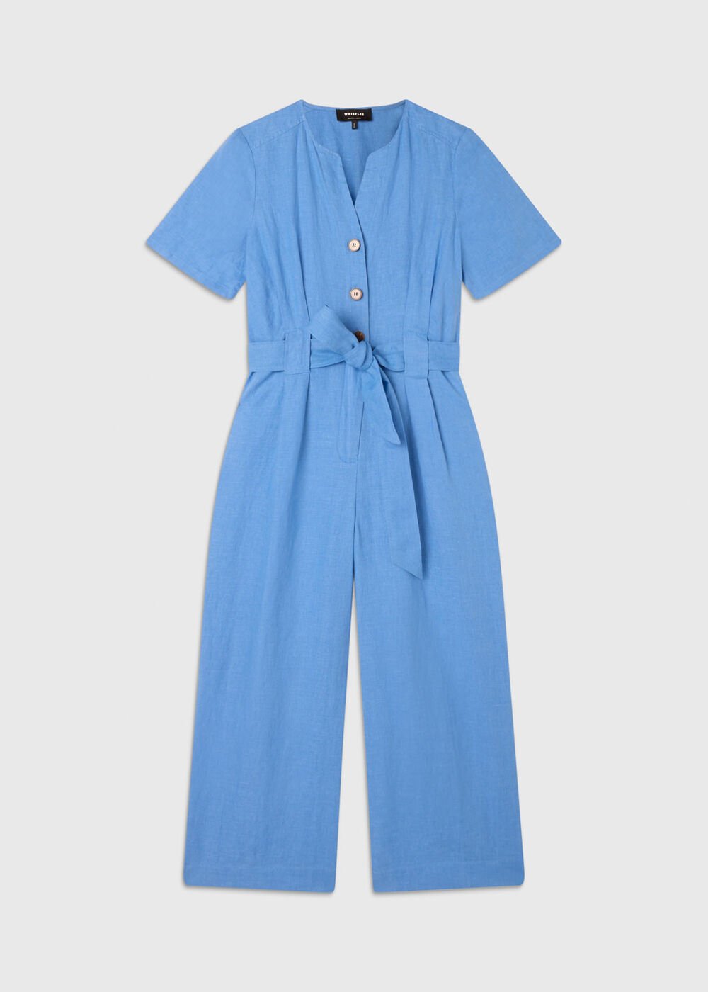 Fiona Linen Button Jumpsuit