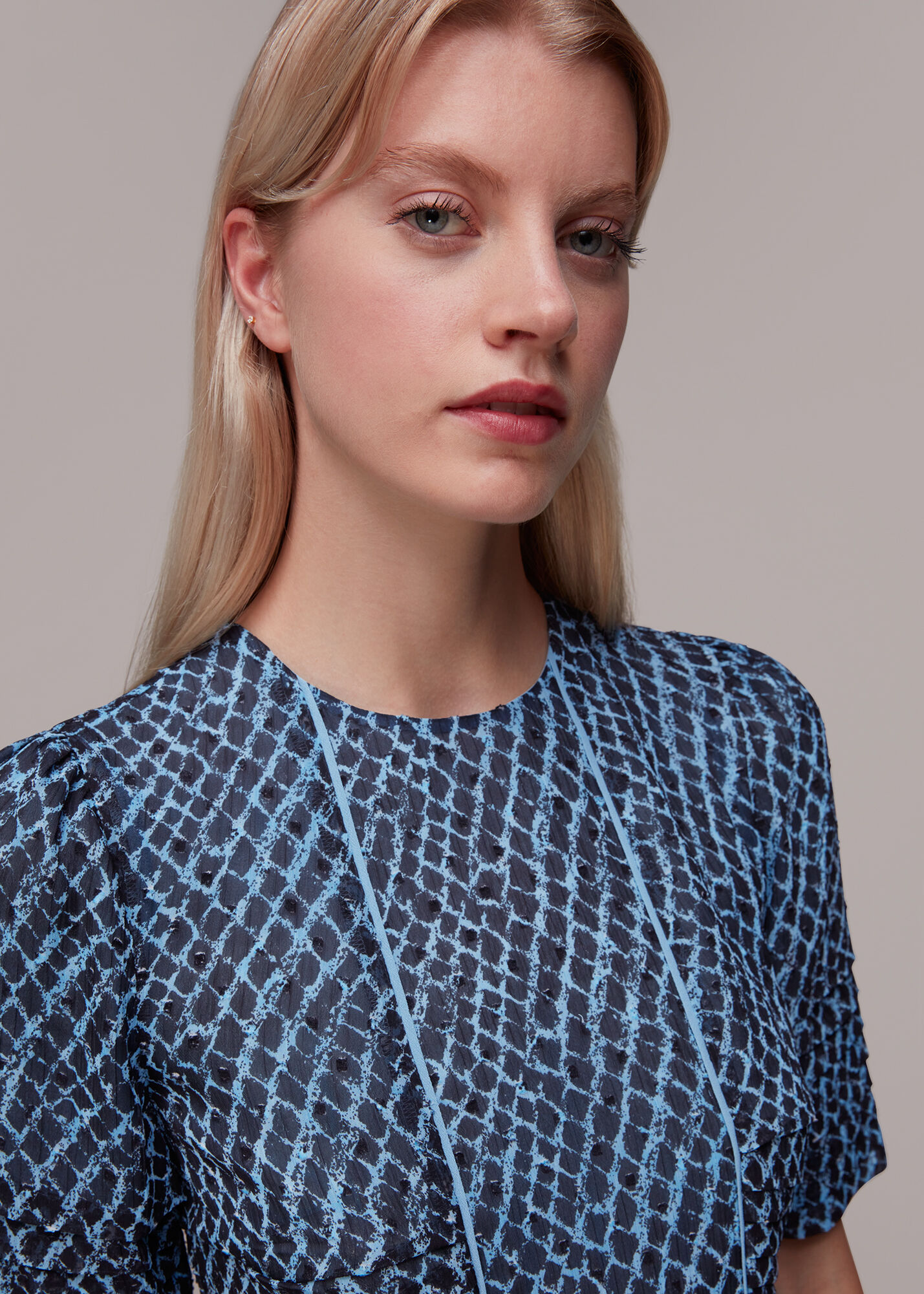 Whistles elderberry print dobby dress deals